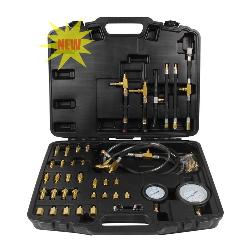 Viktec Master Automotive Tool Kit 41PCS Engine Fuel Injection Pressure Test Gauge Set