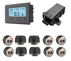 10 Wheel External Bus Truck TPMS with RS232 Port Wireless Tire Pressure Monitoring System for Bus