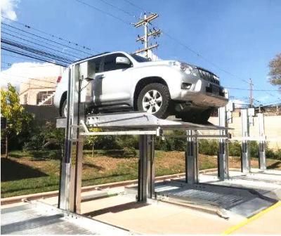 Two Post Car Parking Lift with Electric Unlock