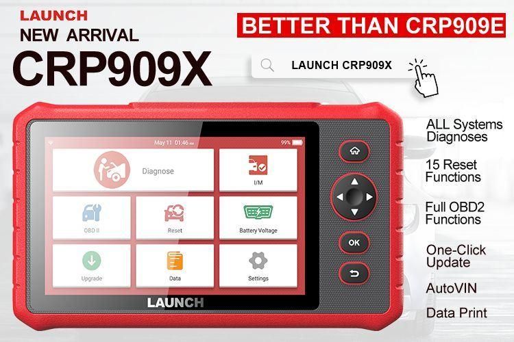 2022 Factory Direct Supply Car Scanner Launch Crp909X Auto Diagnostic Tool Scanner