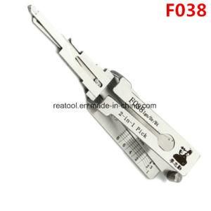 Original Lishi Fo38 2 in 1 Locksmith Tool Auto Pick and Decoder