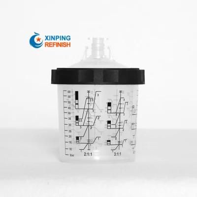 Hot Selling Plastic PP Materialpaint Cup with Liner and Lid, Plastic Paint Inner Cups with 125mic/190mic Filter Lid