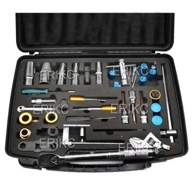 Erikc 40PCS Common Rail Injector Disassembly Repair Tools Auto Repair Disassembling Tools Diesel Injector Dismantle Tools E1024001