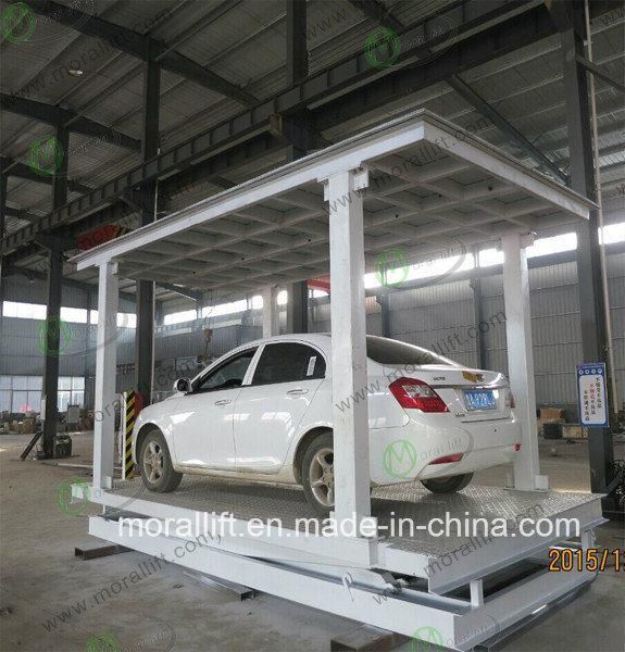 CE Certificated Underground Double Deck Lift for Car Parking