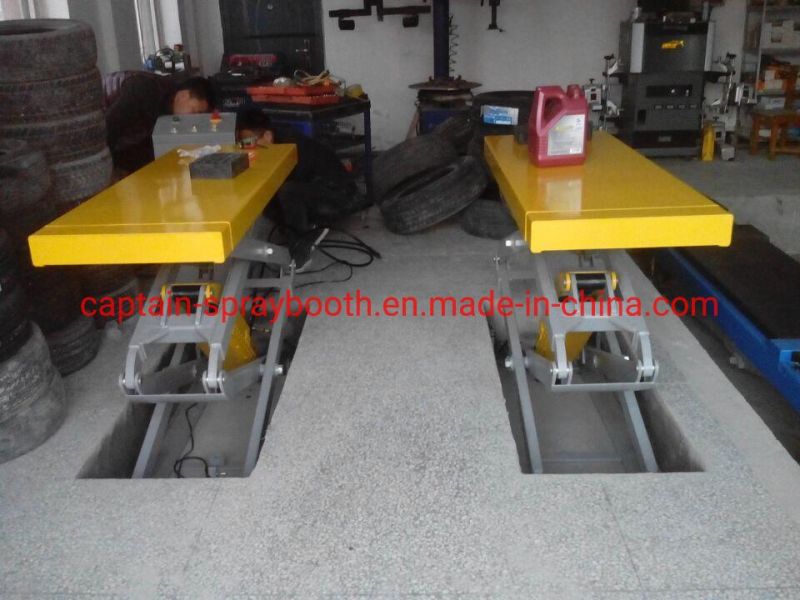 Underground Good Quality Scissor Car Lift with Ce