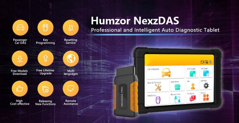 Hamzor 9.6 Inch Pad Full System Pad Key Programmer Auto OBD2 Diagnostic Tool