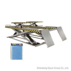 Qiyun 3500kg Twice Lifting Hydraulic Scissor Car Lift