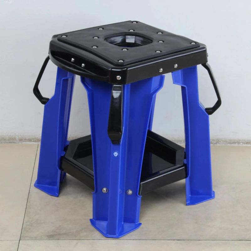 Black Light Weight Super Strong ABS Plastic Work Repair Stand Dirt Bike Stand