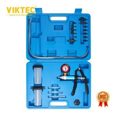 Automotive Brake Tool for 21PC Hand Held Vacuum Pump and Brake Bleeding Kit-with New Gun (VT01047C)