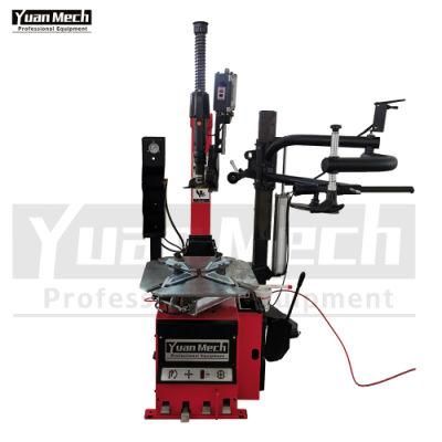 C9573s Leverless Fully Automatic Tilt Back Car Tyre Changer Tyre with Helper Arm Repairing Garage Equipment