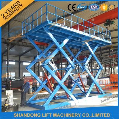 Hydraulic Electric Scissor Heavy Duty Garage Scissor Car Lift