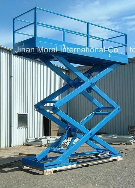 Hydraulic Heavy Loading Vertical Scissor Car Lift