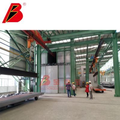 Metal Fabrication Paint Booth for Huizhou Ccmsa Wet Tyle Filter Steel Painting Line