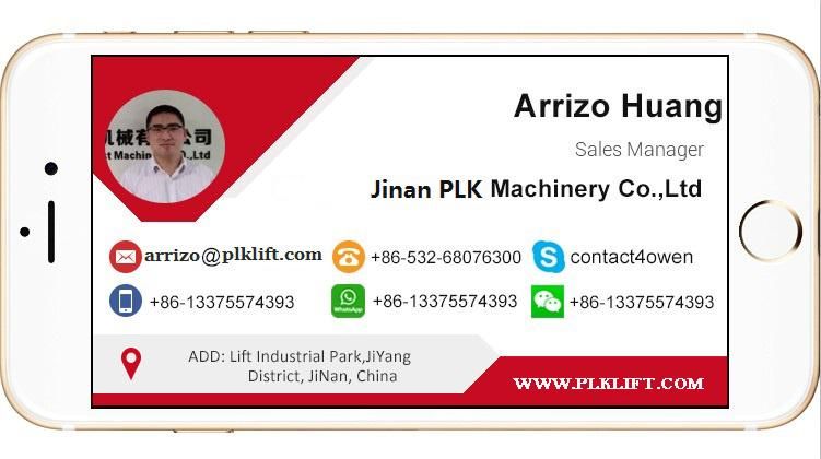 Plk 3.5ton Electric Hydraulic Car Lift Mover for Sale