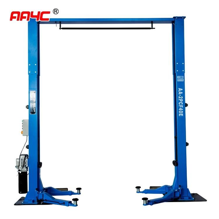 2 Post Clear Floor Lift, Electronic Lock Release AA-2pcf40e (4.0T)