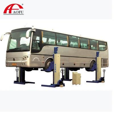 Aofu Garage Equipment 6/Six/4/Four Post Car Lift Commercial Vehicle Lift Electric Bus Lift Heavy Duty Truck Lift