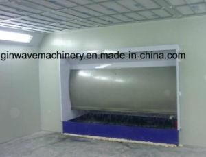 Open Front Water Curtain Spray Booth Dust Collecting