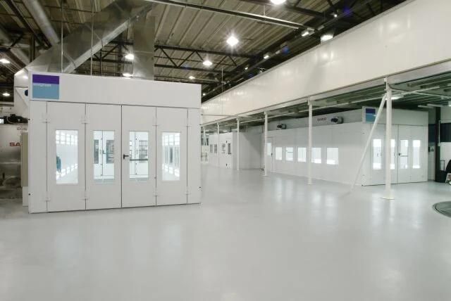 Factory Supply Painting Spray Booth with Curtain