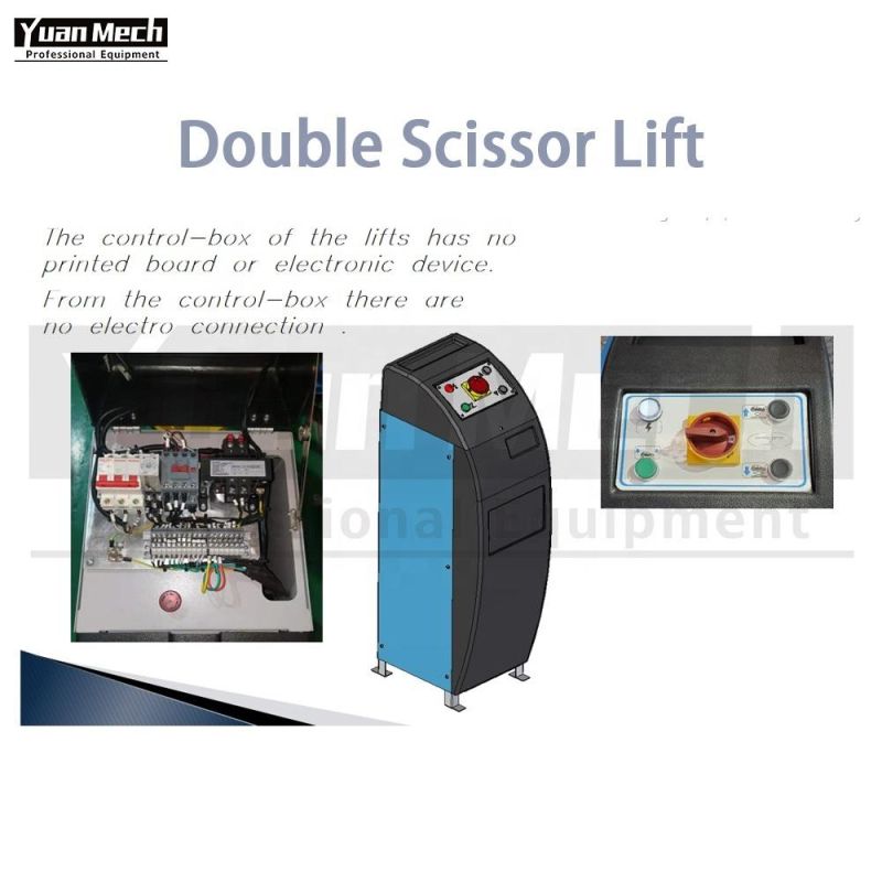 Yuanmech Dl30crns Ow Profile Double Scissor Lift for Caravan Without Mechanical Safety Devise