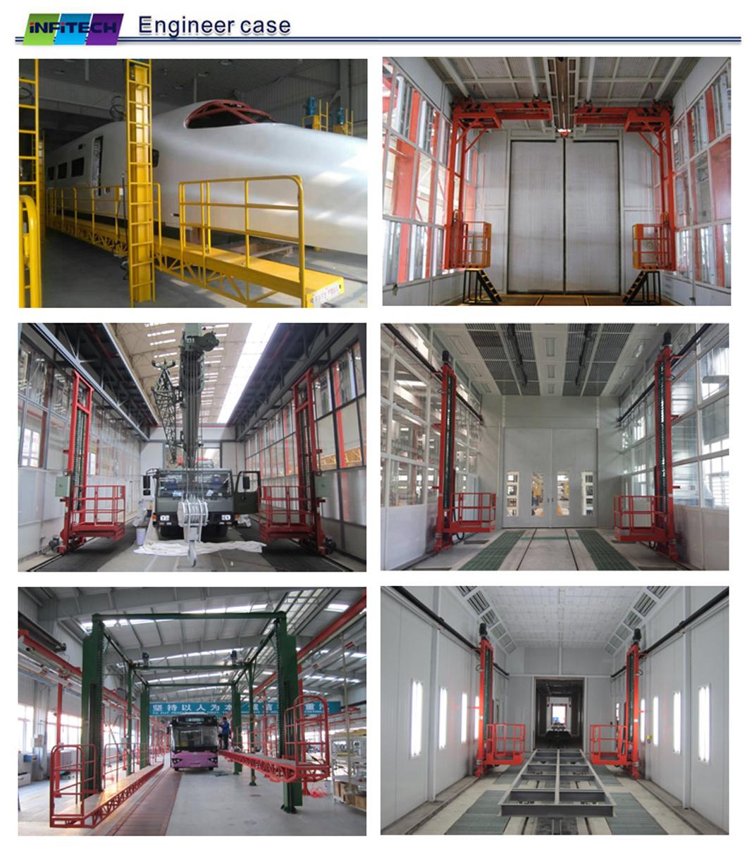 Infitech European Standard Industrial Furniture Open Faced/Open Front Spray Paint Booth / Painting Room