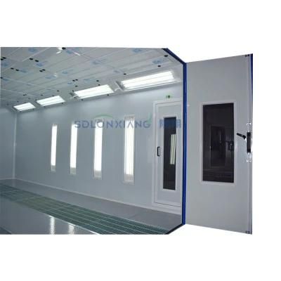 CE Approved Diesel Riello G20 Burner Auto Spray Paint Booth Price with Diesel Heating