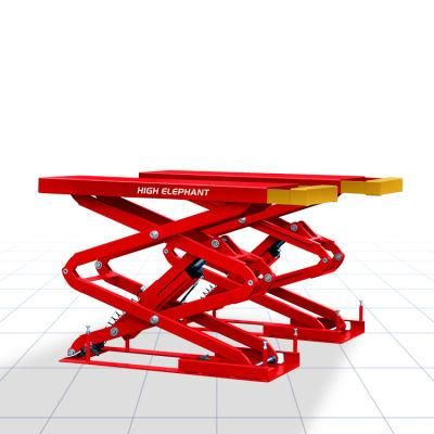 Dubai Maputo 3500kgs 3.5t Ultrathin Auto Vehicle Workshop Tire Repair Small Scissor Car Lift