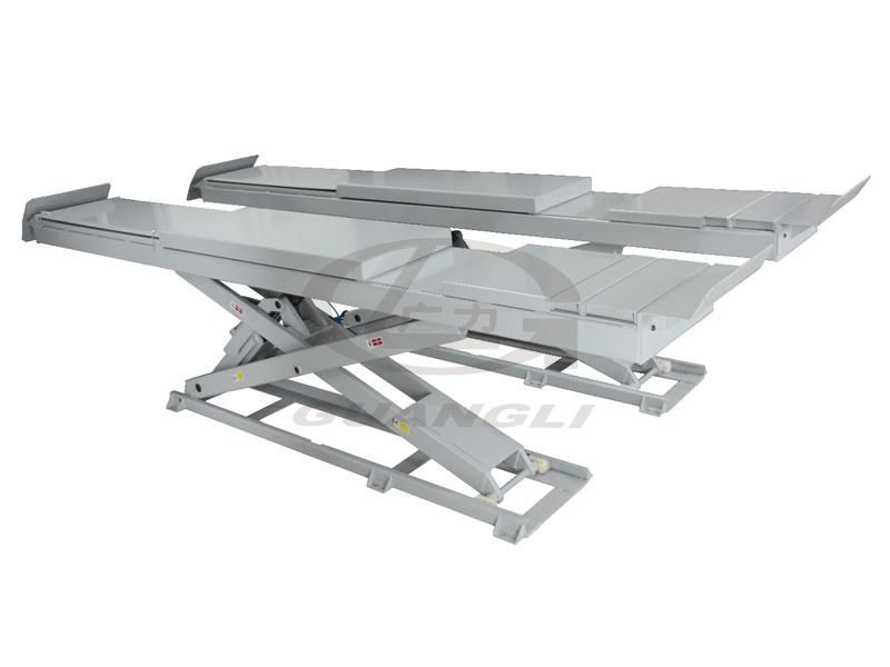 Guangli Ce Approved Auto Scissor Car Lift for Service Station