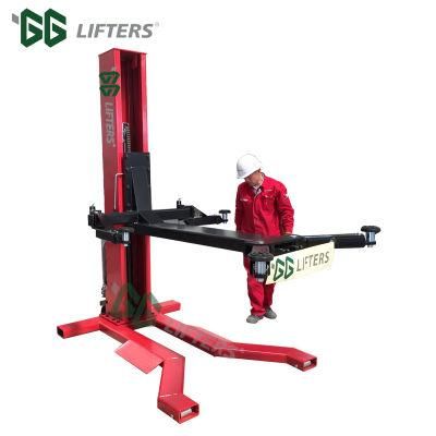 Cheap mobile single post car lift