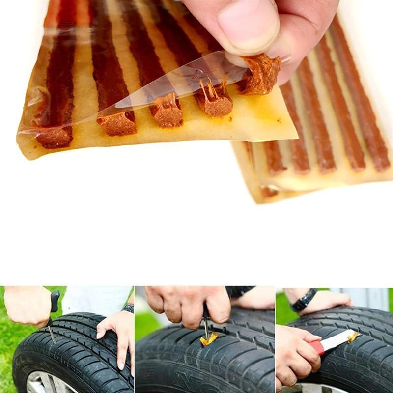 High Quality Auto Accessories/Car Accessory Tire Repair Tools Tubeless Rubber Tyre Seal String/ Tyre Repair String /Seal Strip for 100*6mm