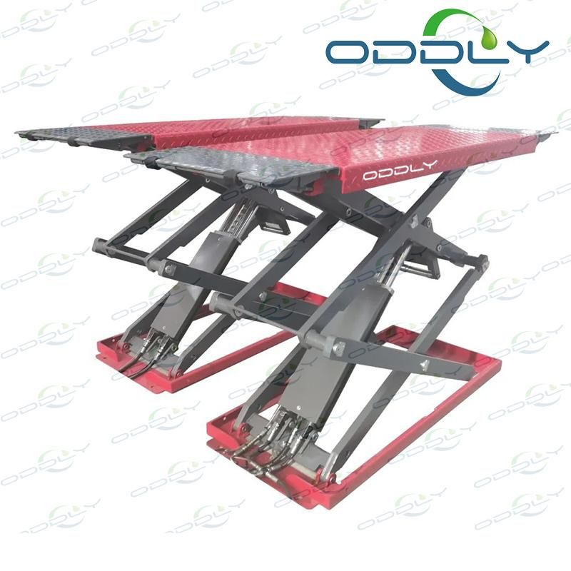 3000kg on Ground Low-Profile Scissor Lift with CE and En