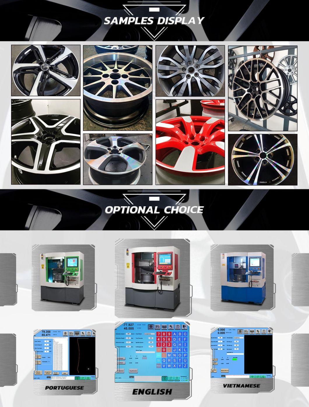 Diamond Cut Rim Repair CNC Wheel Lathe for Sale Awr901vp-PRO