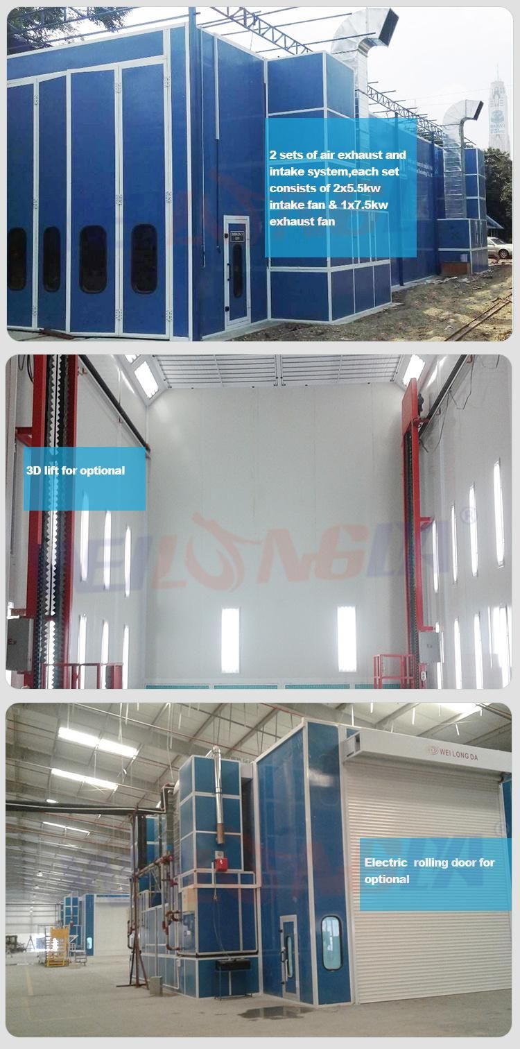 Wld12000 Automotive Bus/Truck/Trailer/Train Spray Painting Booth /Painting Cabin/Spraying Cabin/Spraying Room/Spraying Chamber/Painting Room/Painting Chamber