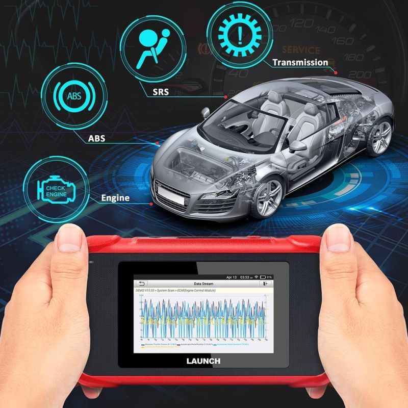 Full OBD2 Function Auto Scanner Launch X431 Crp123e Read Fault, Delete Fault Code, Live Data Auto Diagnostic Scanner