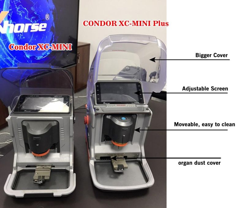 Xhorse Condor Mini Plus Cutting Machine with Vvdi MB Tool Key Programmer Get 1 Year Unlimited Token Service