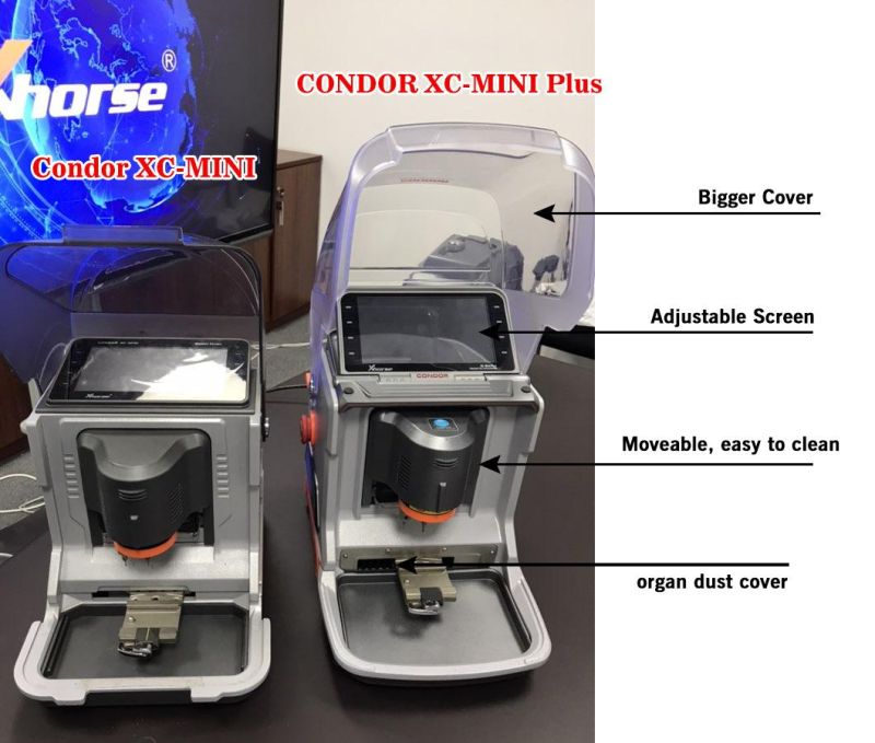 Xhorse Condor Mini Plus Cutting Machine with Vvdi MB Tool Key Programmer Get 1 Year Unlimited Token Service