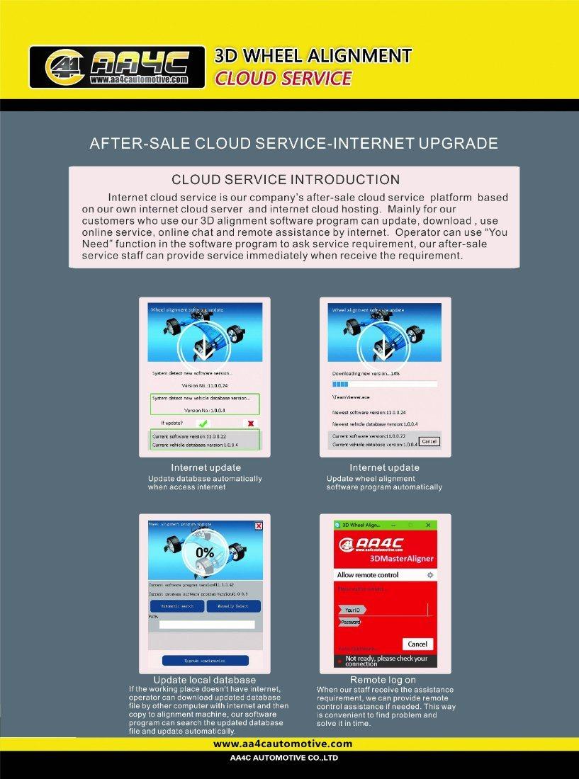 AA4c Camera Beamautomatically Move 3D Wheel Alignment (AA-DT121B)