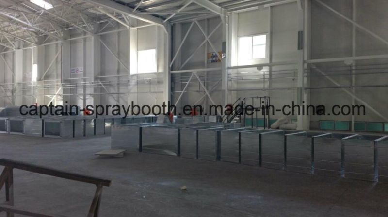 Down Draft Spray Booth for Large Industrial Paint Booth