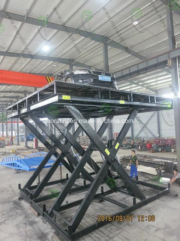Hydraulic Scissor Car Lift Auto Lifter with Rotating