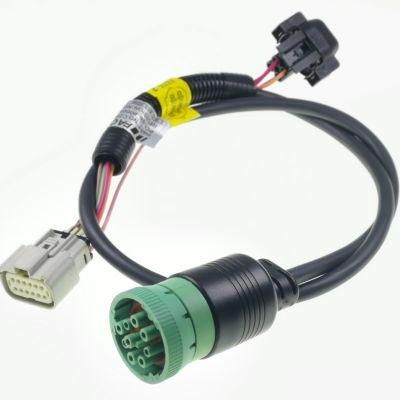 Custom Automotive Cable OBD2 Diagnostic Cable Scanner Extension Cable