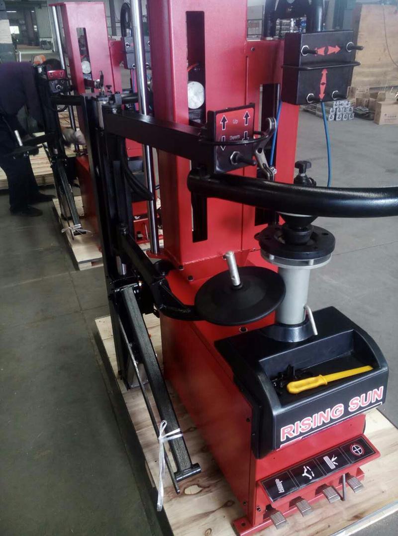Automatic Leverless Hydraulic Tyre Changer Machine with Helper Arm