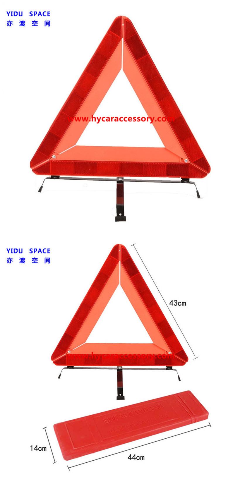 CE Certification Wholesale Road Safety Emergency Reflective Foldable Reflective Auto Car Warning Emergency Triangle for Traffic Safety