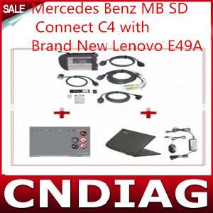 for MB SD Connect C4 with Brand New Lenovo E49A Laptop for Mercedes Ben-Z