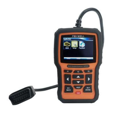 Foxwell Nt510 Elite Multi-System Scanner with 1 Free Car Software+OBD Service Reset Bi-Directional Active Test