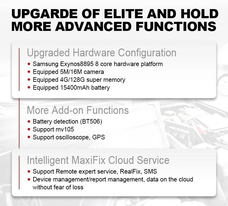 Autel Maxisys Elite II Diagnostic Tool Support J2534 ECU Programming with Upgraded Premium Hardware (Upgraded Version of Maxisys Elite)