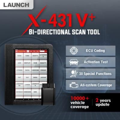 2022 Super Scanner Launch X431 V+ V Plus V431 PRO 12V Diagun Full Euro Tab Xprog 3 Automotive Software Version Vehicle Tool