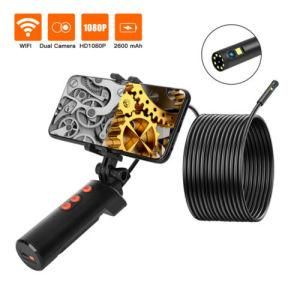 Dual Lens WiFi Endoscope 1080P Wireless Borescope Inspection for iPhone Android