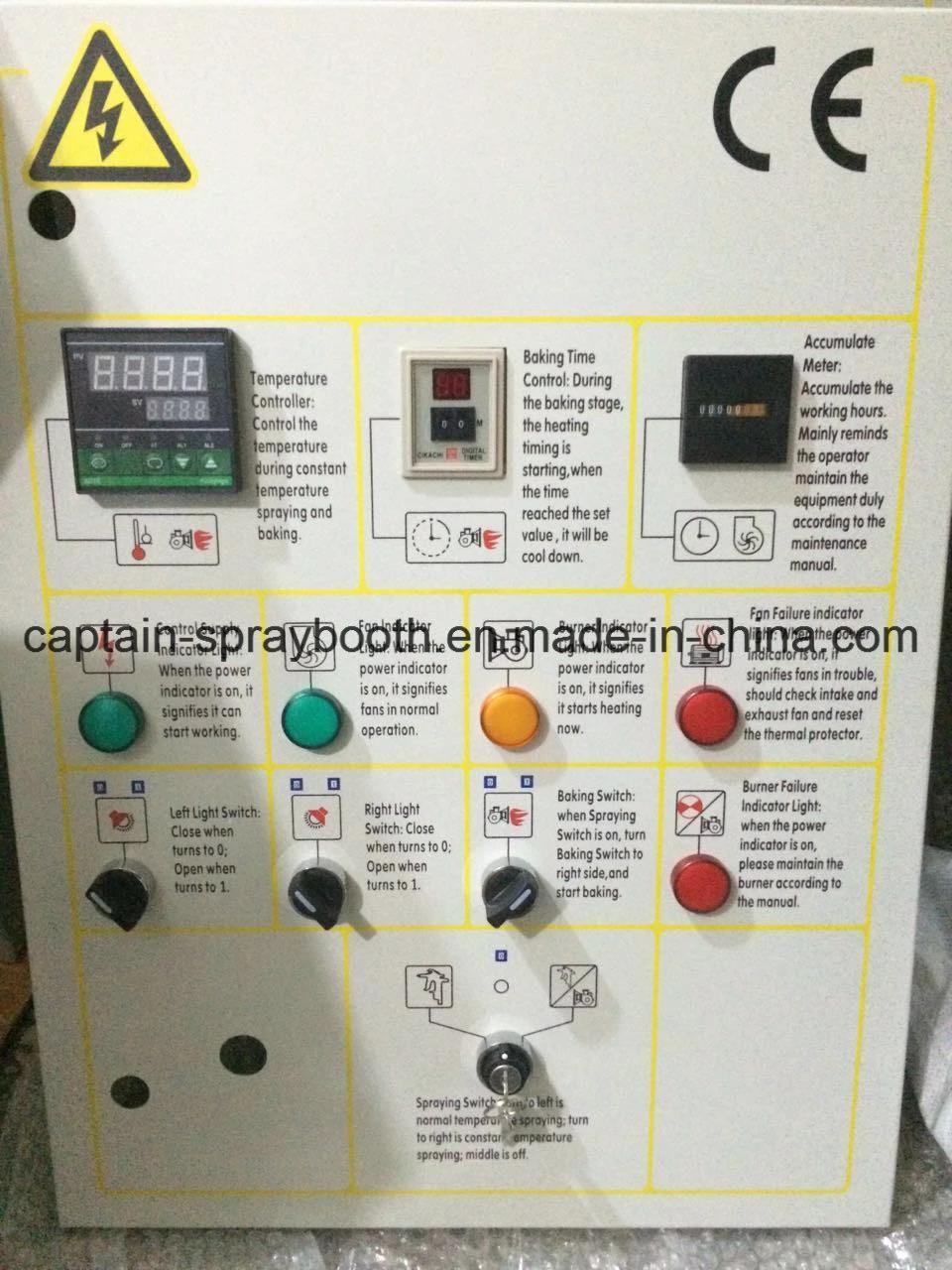 Customized Diesel Heating Auto Maintenance Car Spray Paint Painting Booth for Auto Repair Garage Equipment