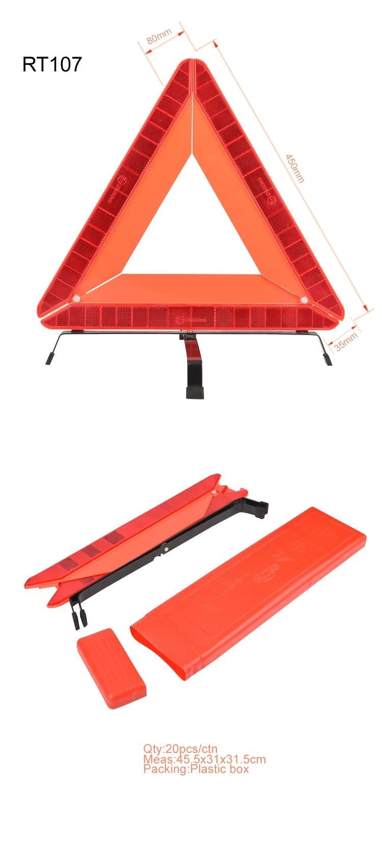 Professional Foldable Design Car Towing Emergency Safety Reflective Tripod Triangle Warning
