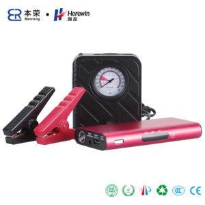 Polymer Lithium Car Battery Booster Jump Starter with Air Compressor