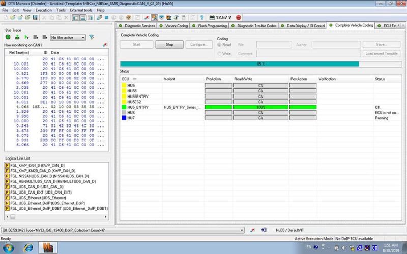 Benz Ecom Doip Diagnostic & Programming Tool for Latest Mercedes Till 2019